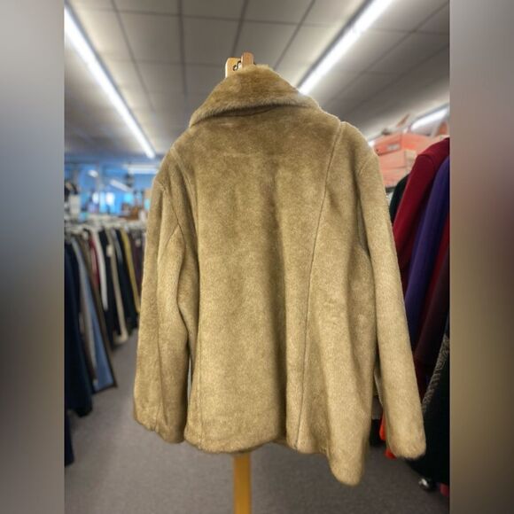 Braetan Ladies 22.24 Faux Fur Coat in Tan - Picture 3 of 3